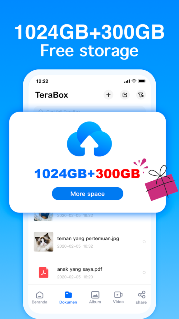 Terabox apk screenshots